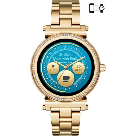 smartwatch para dama michael kors sofie mkt5021 dorado|Michael Kors Access, Women’s Smartwatch, Sofie Gold.